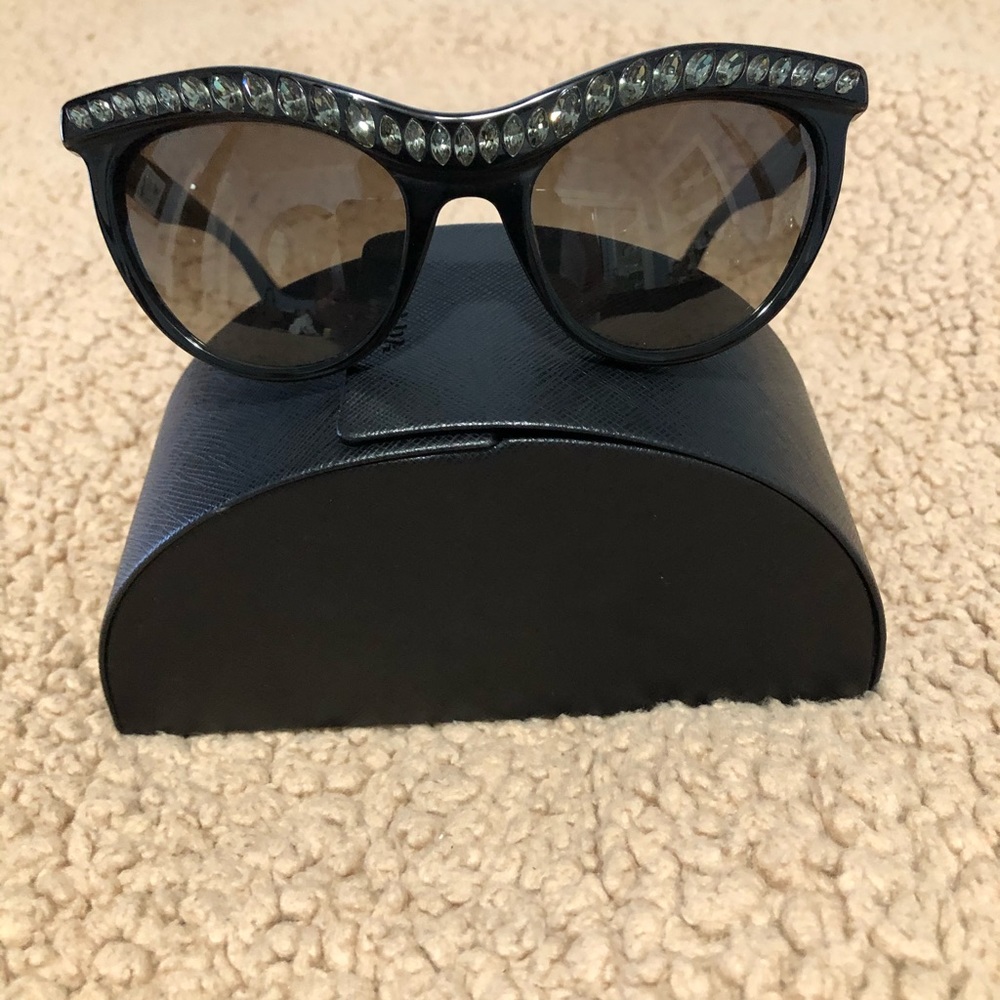 Beautiful Prada crystal sunglasses.